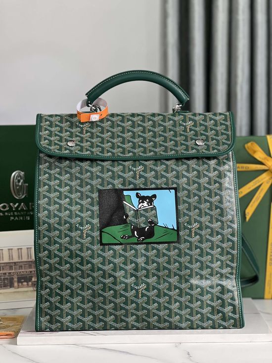 Goyard Saint Leger Limited French Bulldog Backpack 020318
