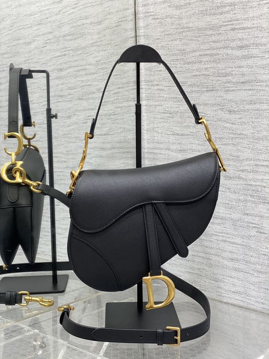Christian Dior Saddle Bag Classic Style with Adjustable Strap 13046