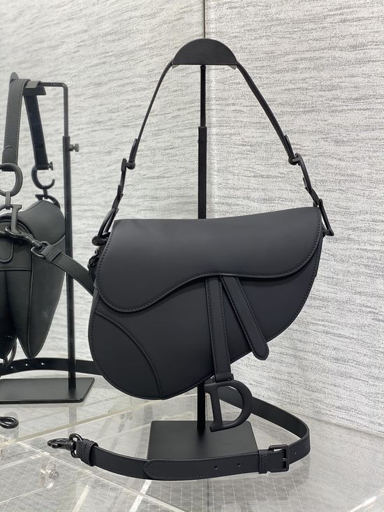 Christian Dior Classic Saddle Bag with Adjustable Strap