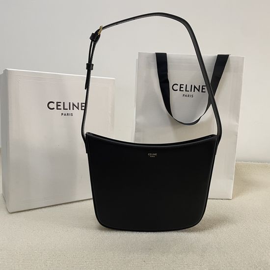 Celine Classic Neutral Black Shoulder Bag 112273