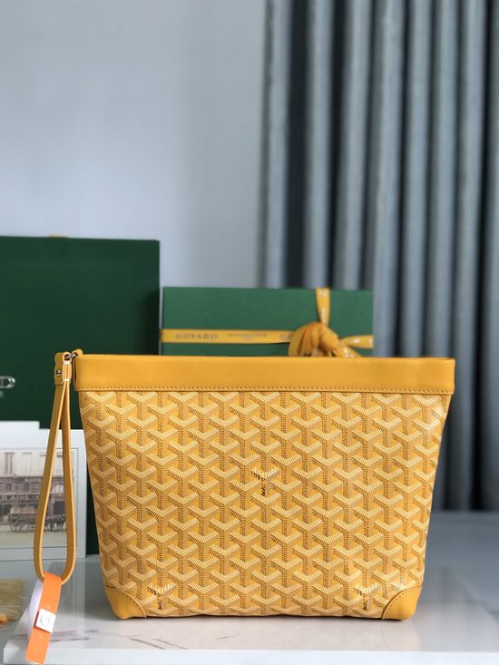 Goyard Conti Clutch Bag Detachable Wrist Strap 020233