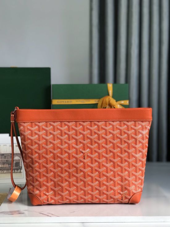 Goyard Conti Clutch Bag Detachable Wrist Strap 020233