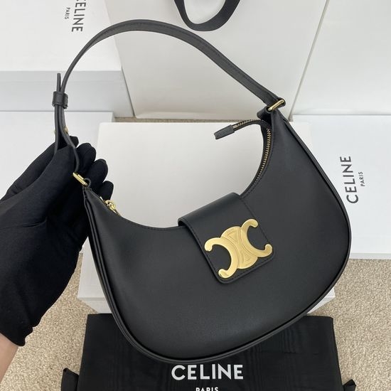 Celine Triomphe AVA Leather Shoulder Bag 114492