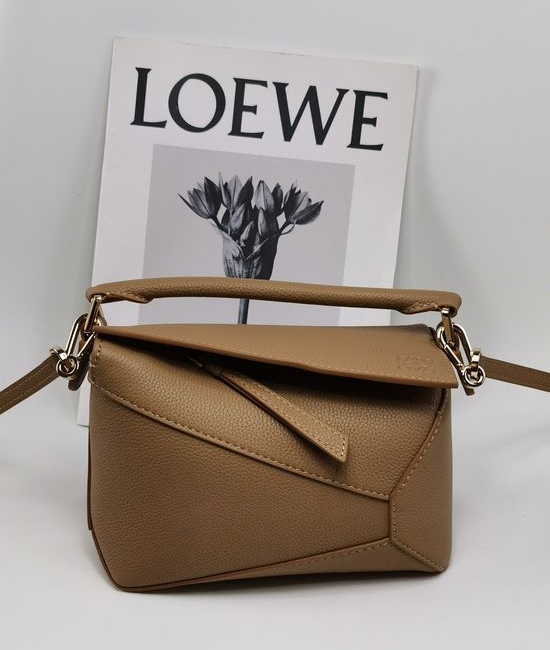 Loewe Puzzle Edge Mini Leather Handbag 3000b