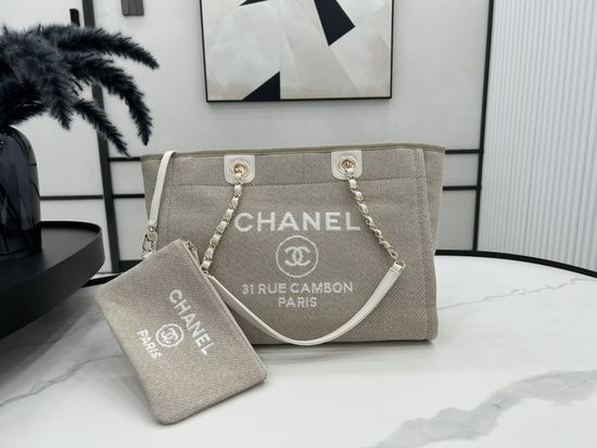 Chanel Canvas Shopping Bag 67001