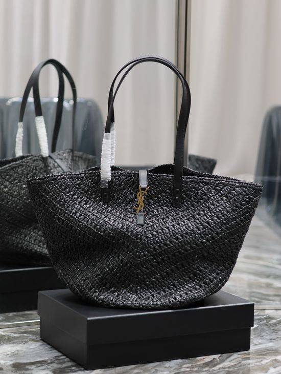 Yves Saint Laurent Large Panier Woven Tote Bag 12470