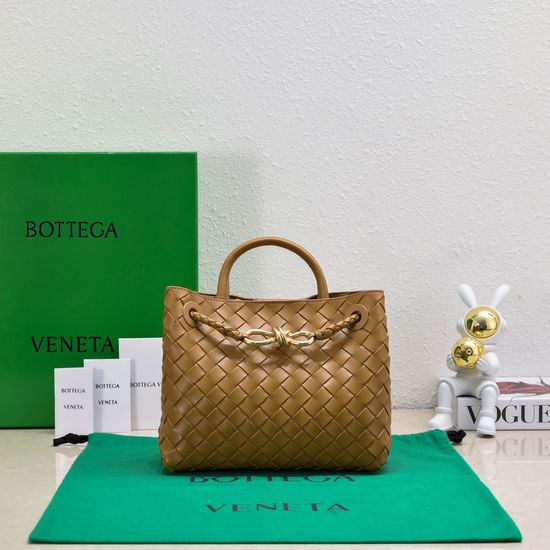 Bottega Veneta Andiamo Woven Leather Bag 9163