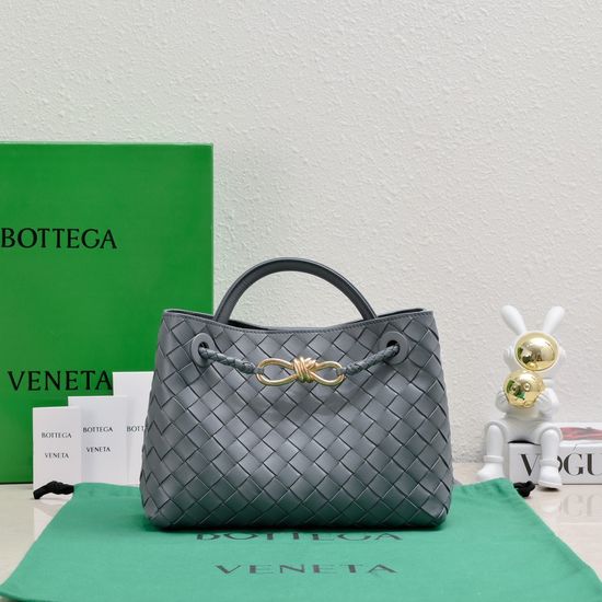Bottega Veneta Andiamo Woven Leather Bag 9162
