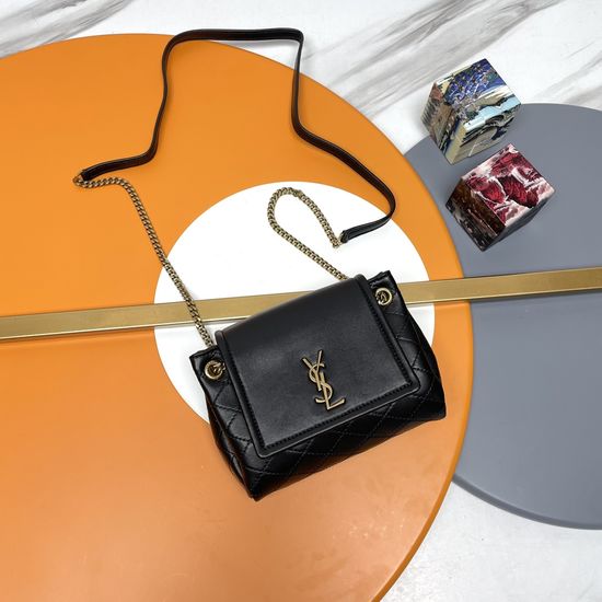 Yves Saint Laurent Mini Nolita Quilted Lambskin Bag 672738.Zx