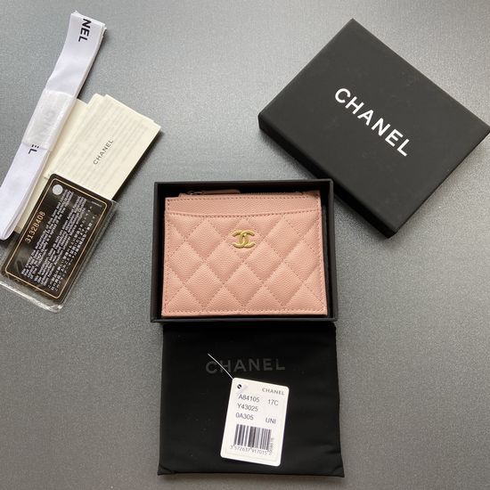 Chanel Grained Calfskin Wallet A84105