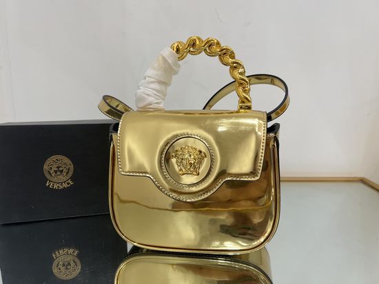 Versace Medusa Patent Leather Handbag 1066