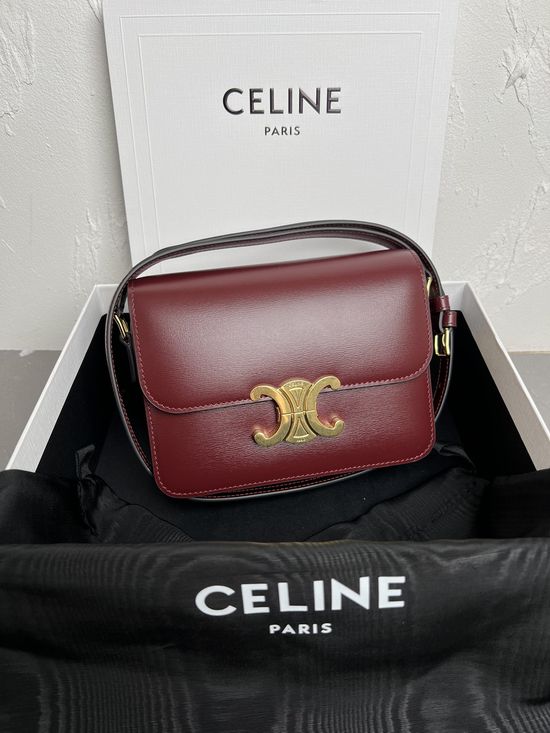 Celine TEEN TRIOMPHE Calfskin Handbag 188423