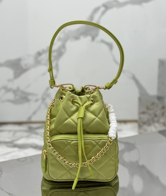 Loewe Quilted Nylon Bucket Bag 1BH038