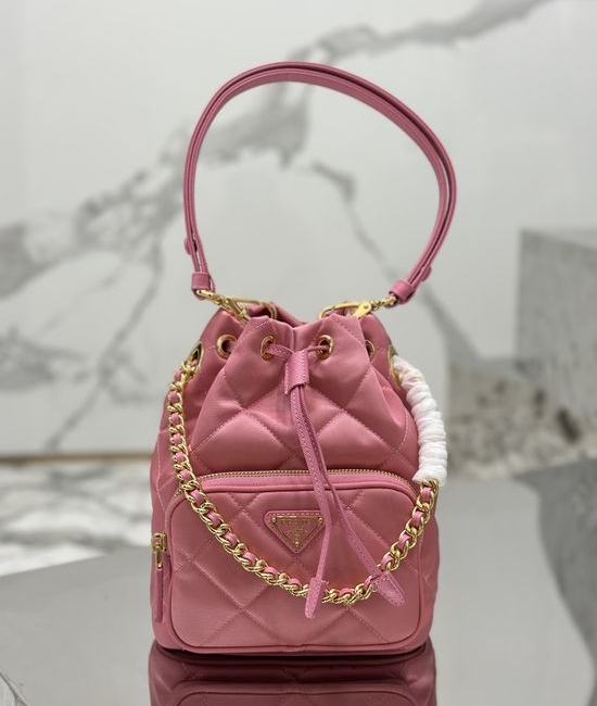 Loewe Quilted Nylon Bucket Bag 1BH038