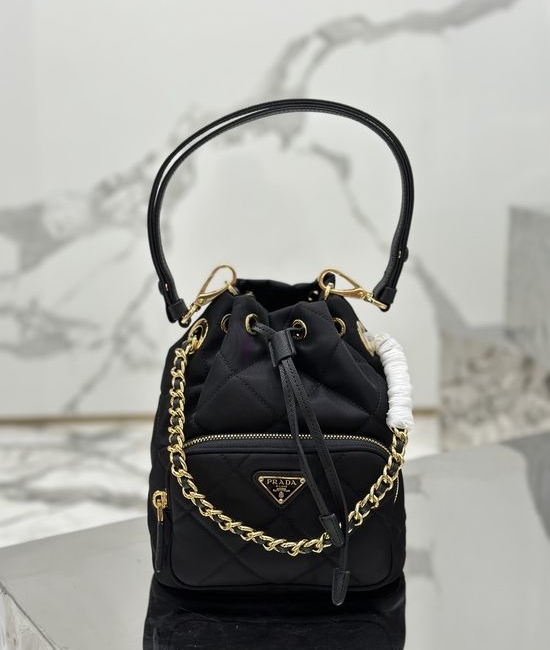 Loewe Quilted Bucket Recycled Nylon Shoulder Bag 1BH038