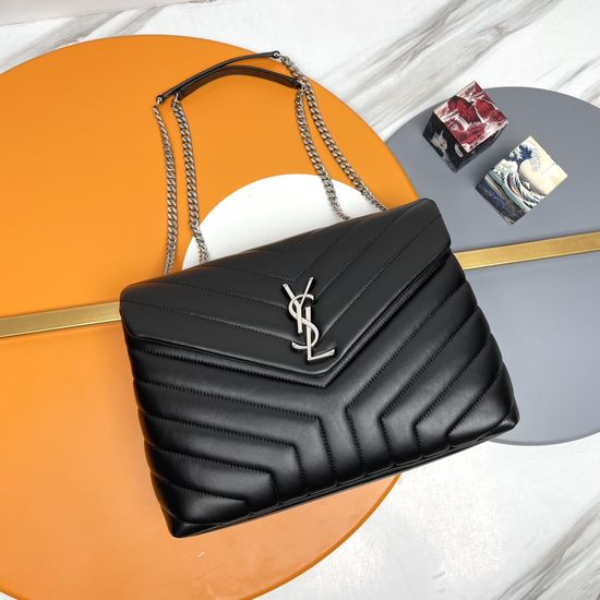 Yves Saint Laurent LouLou Y-Shaped Crossbody Bag in Original Leather 459749