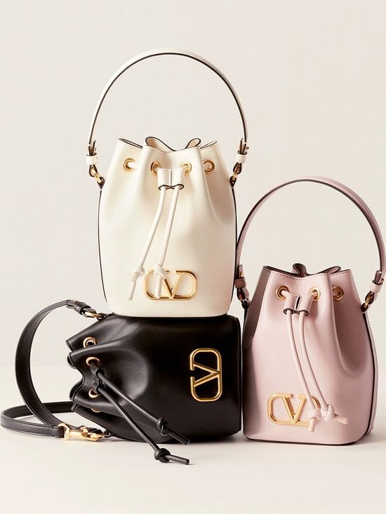 Valentino Garavani VLOGO Mini Lambskin Bucket Bag 0799