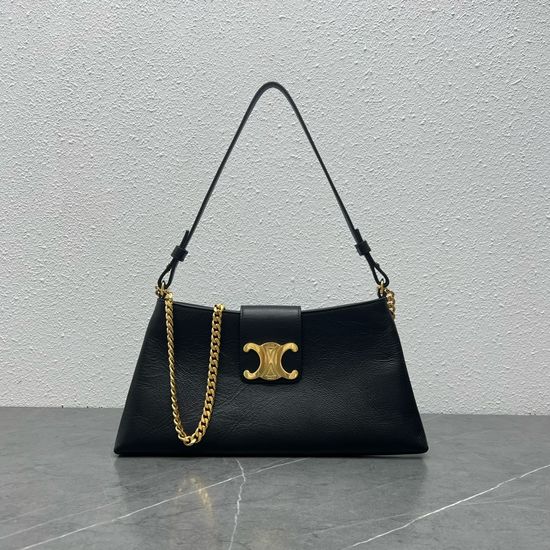 Celine TRIOMPHE Magnetic Closure Shoulder Bag 8831