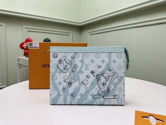 Louis Vuitton Monogram Aquagarden Pochette Voyage MM 14006