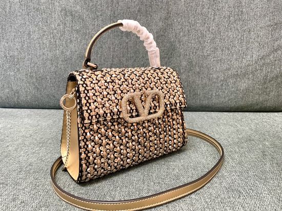 Valentino Garavani VSLING Woven Briefcase 0530