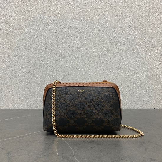 Celine TRIOMPHE Chain Crossbody Bag 100382