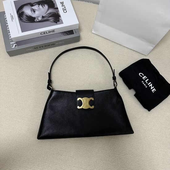 Celine New Trapezoid Leather Bag with TRIOMPHE Clasp 8812