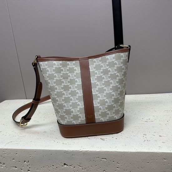 Celine TRIOMPHE CANVAS Bucket Bag 191442CAS.04LU