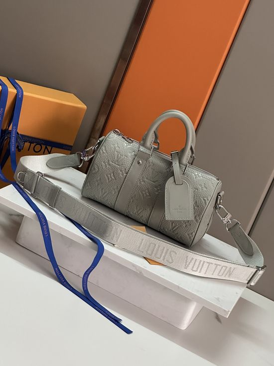 Louis Vuitton Keepall Mini Taurillon Monogram Bag M23163