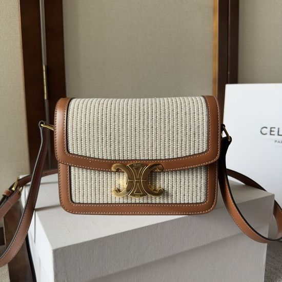 Celine Triomphe Canvas Handbag 188882