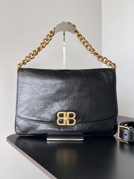 Balenciaga BB Soft Lambskin Shoulder Bag 748488