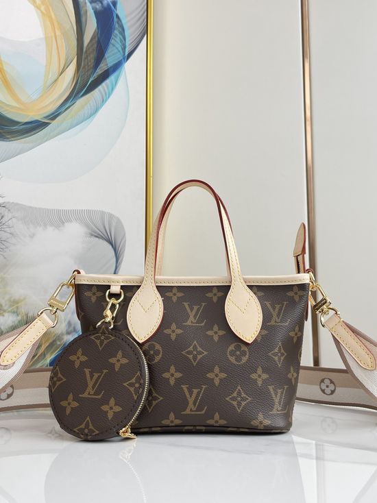 Louis Vuitton Neverfull BB Monogram Shopping Bag M46705
