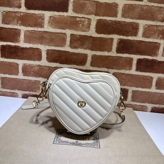 Gucci Cream Leather Casual Handbag 751628
