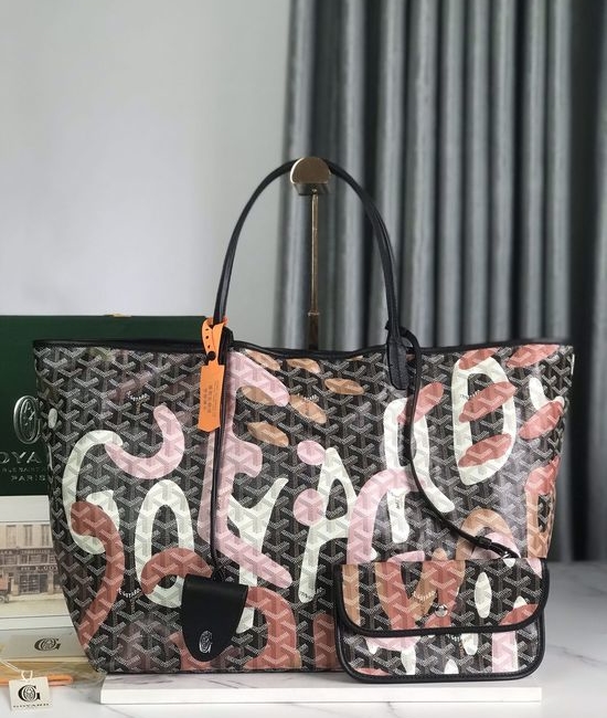 Goyard Saint Louis Camouflage Print Tote Bag 020144