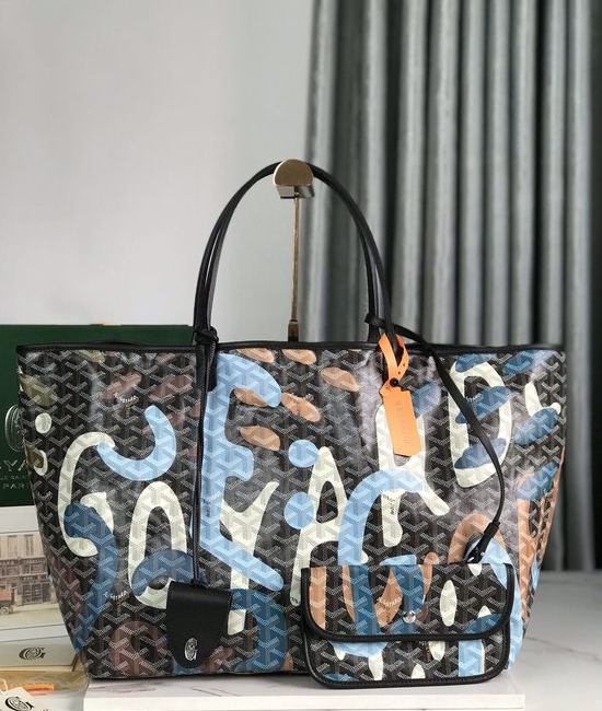 Goyard Saint Louis Camouflage Printed Tote Bag 020144