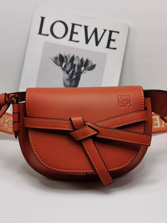 Loewe Gate Dual Mini Leather Handbag 56t21s