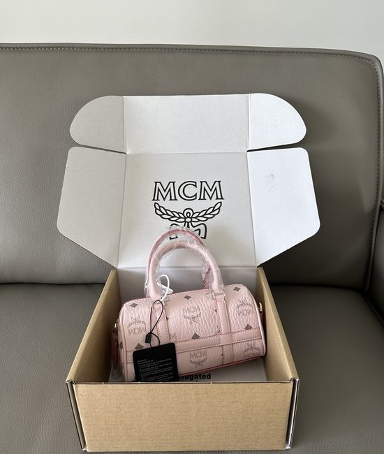 MCM Mini Boston Pillow Crossbody Bag 65027