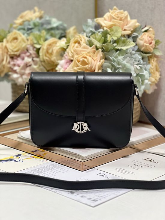 Christian Dior Flap Leather Crossbody Bag 051