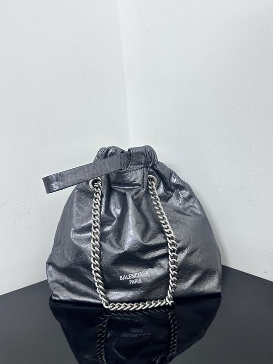Balenciaga Crush Tote Quilted Leather Bag 0305