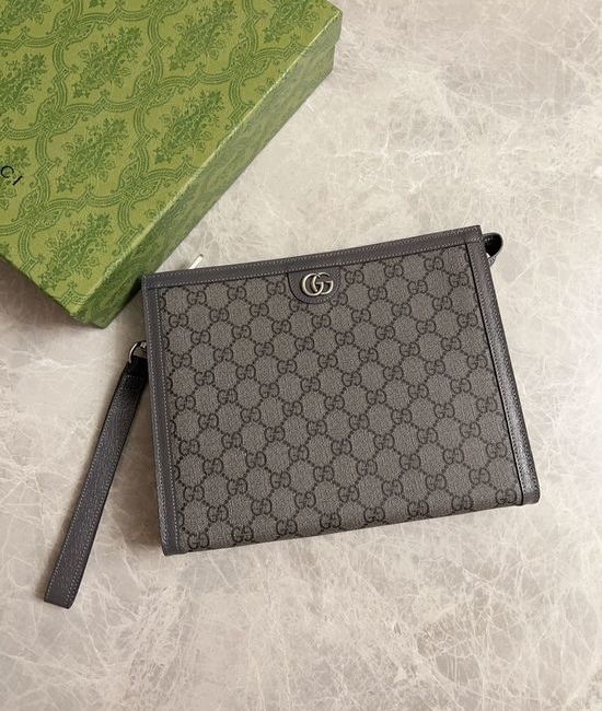 Gucci Ophidia Leather Clutch Bag 760243