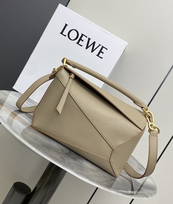 Loewe Puzzle Litchi Grain Leather Handbag 8010