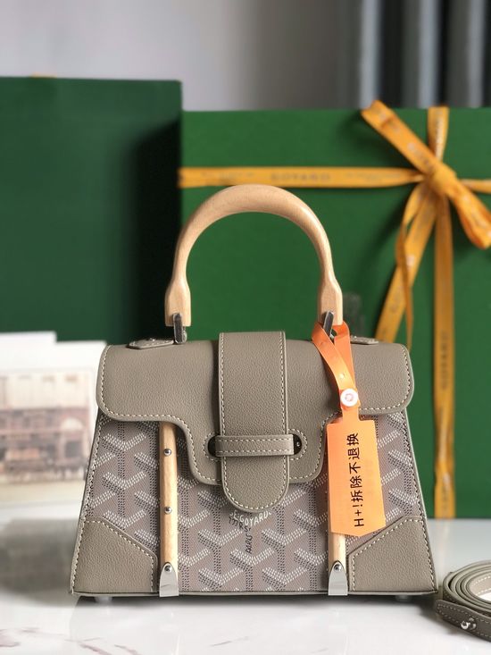 Goyard Sagon Mini Structured Canvas Crossbody Bag 020192
