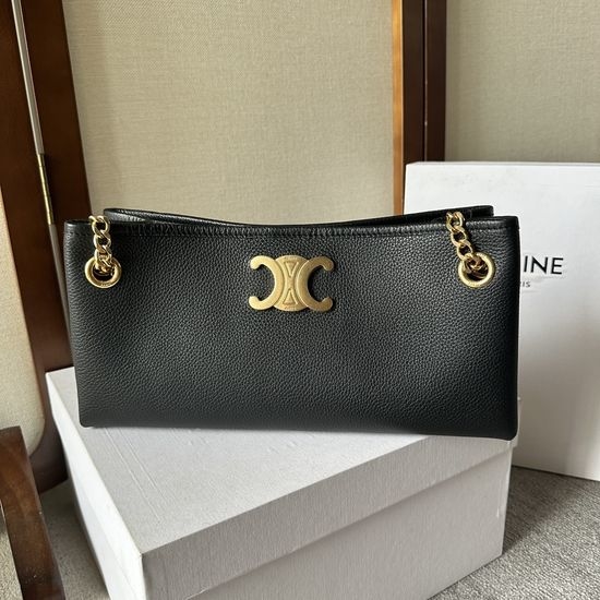 Celine NEWSPAPER TRIOMPHE SOFT Chain Bag 114253