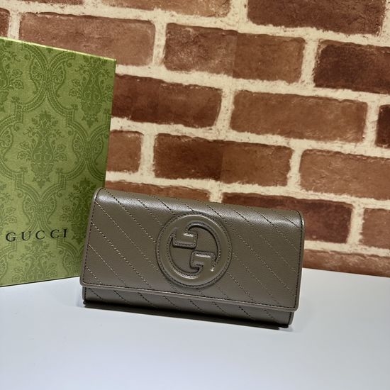 Gucci Grey Leather Small Bag 760302