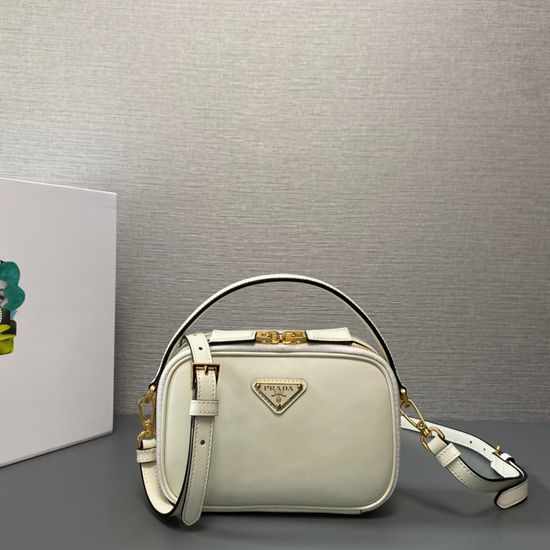 Prada Mini Handbag Calfskin Leather 1BH203