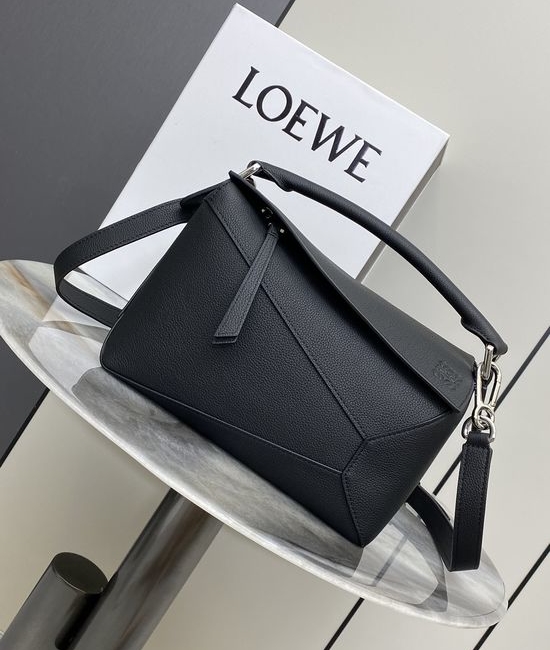 Loewe Puzzle Grained Calfskin Small Geometric Bag 8010