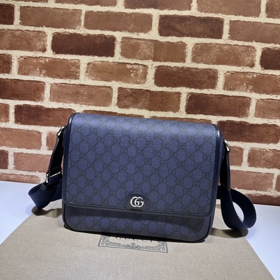 Gucci Large Bag Dark Blue PVC 761741