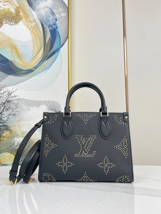 Louis Vuitton ONTHEGO Leather Shopping Tote M46733
