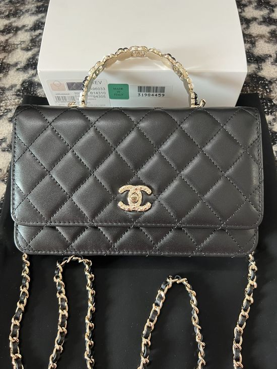 Chanel 23K Handcraft WOC Small Handbag 96033