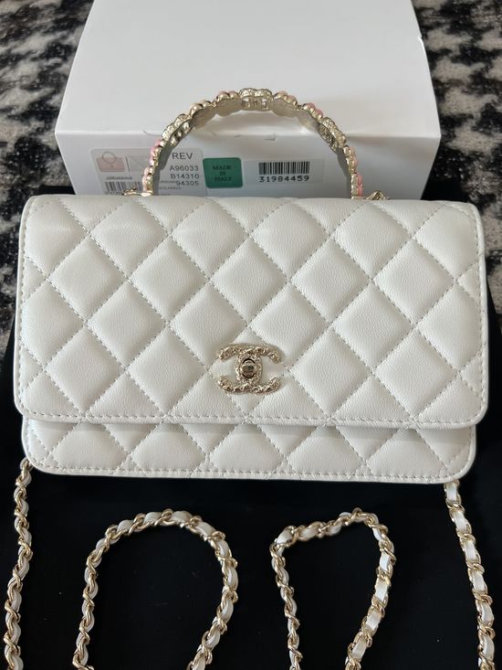 Chanel 23K Handcraft WOC Small Handbag 96033