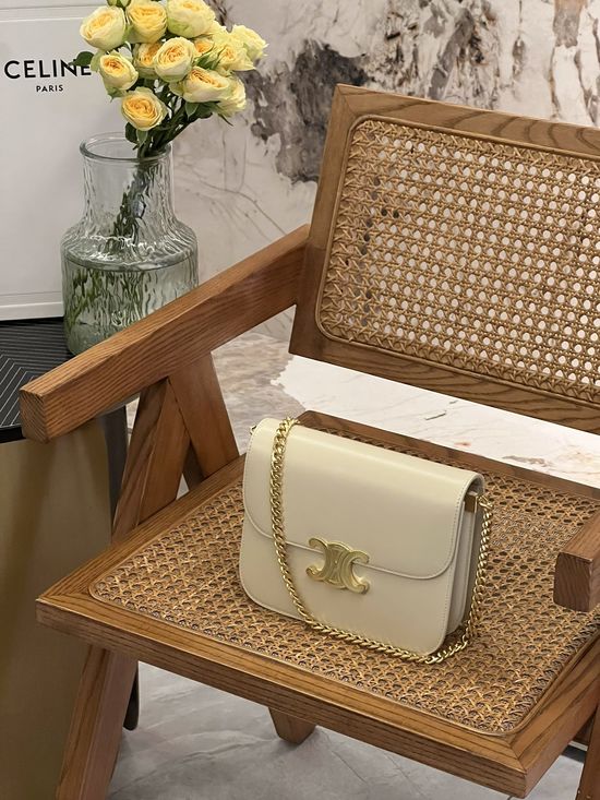 Celine College Triomphe Chain Bag 113583